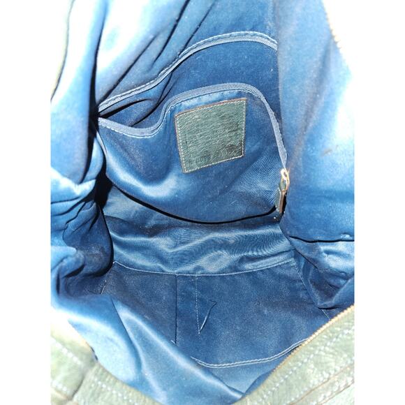 Coach Kristen Teal Leather Hobo Bag 14223 - Picture 14 of 15